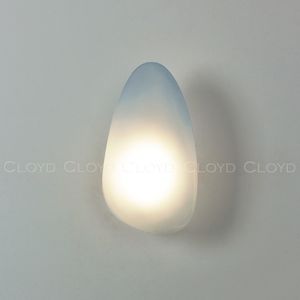 Бра Cloyd GEROLL W1 / шир. 18 см - латунь - синее стекло (арт.20377) - фото, цена, описание, характеристики