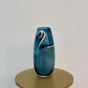 Ваза Cloyd арт.50062 / выс. 30 см - синее стекло / серия 1537 - фото, цена, описание, характеристики
