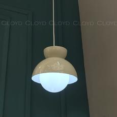 Подвесной светильник Cloyd ERMA-A P1 / Ø20 см - кремовый (арт.11341) - фото, цена, описание, характеристики