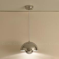 Подвесной светильник Cloyd ERMA-B P1 / Ø23 см - хром (арт.11397) - фото, цена, описание, характеристики