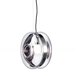 Подвесной светильник Cloyd EPICANTUS P1 / Ø28 см - никель - дымчатое стекло (арт.11355) - фото, цена, описание, характеристики