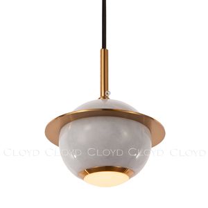 Подвесной светильник Cloyd ASTRAM P1 / латунь - бел.мрамор (арт.11052) - фото, цена, описание, характеристики