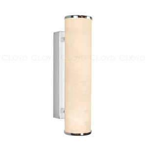 Бра Cloyd LERMONT-A W1 / выс. 30 см - алебастр - хром (арт.20207) - фото, цена, описание, характеристики