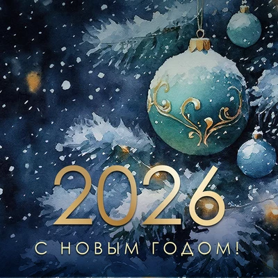 Поздравление с Новым годом - 2026