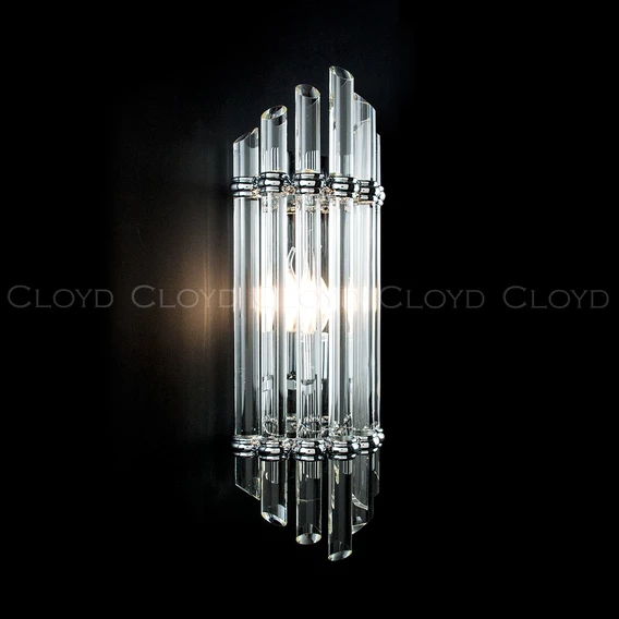 Бра Cloyd HARP W1 / выс. 50 см - хром (арт.20474) - фото, цена, описание, характеристики