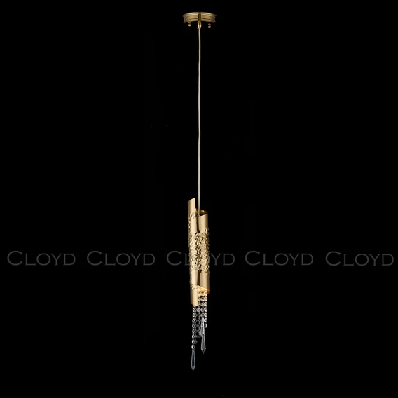 Подвесной светильник Cloyd EFIALT P1 / выс. 66 см - латунь (арт.11521) - фото, цена, описание, характеристики