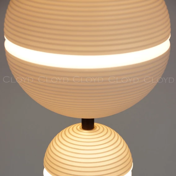 Подвесной светильник Cloyd COSMORA P3 / выс. 56 см - керамика - черный (арт.12502) - фото, цена, описание, характеристики