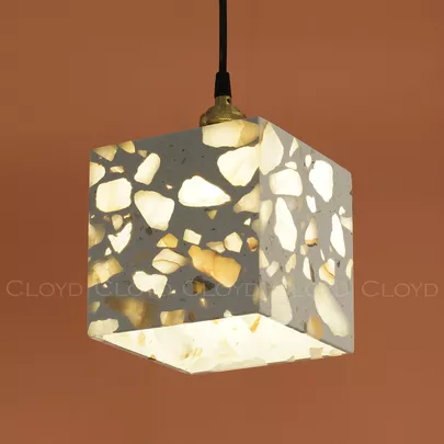 Подвесной светильник Cloyd MATERIA P1 / cube - латунь (арт.12181) - фото, цена, описание, характеристики