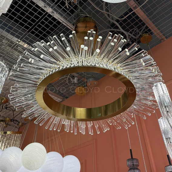Люстра Cloyd LEPTONE C1 / Ø62 см - латунь (арт.11528) - фото, цена, описание, характеристики