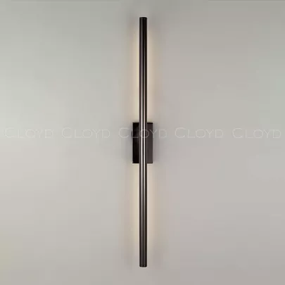 Бра Cloyd LINEAS-C W1 / выс. 60 см- 3000K - черный блестящий (арт.20872) - фото, цена, описание, характеристики