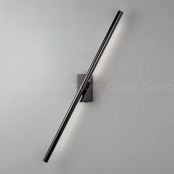 Бра Cloyd LINEAS-A W1 / выс. 60 см- 4000K - черный блестящий (арт.20454) - фото, цена, описание, характеристики
