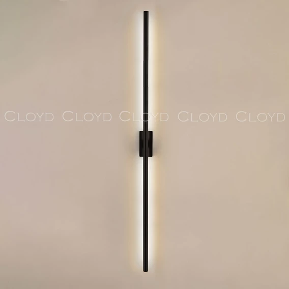 Бра Cloyd LINEAS-B W1 / выс. 100 см- 4000K - черный матовый (арт.20458) - фото, цена, описание, характеристики