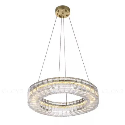 Люстра Cloyd TANGEISER C1 / Ø61 см - золото (арт.11472) - фото, цена, описание, характеристики