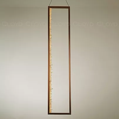 Подвесной светильник Cloyd FRANZEN P1 / выс. 70 см - кварц - латунь (арт.12553) - фото, цена, описание, характеристики
