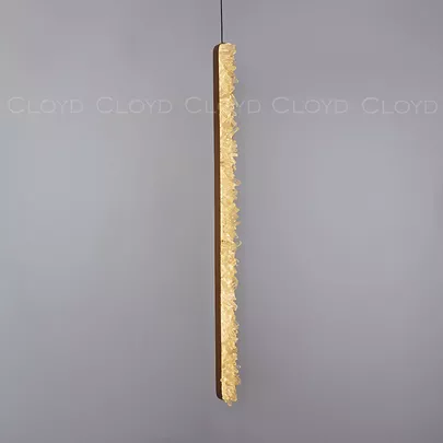 Подвесной светильник Cloyd FRANZEN P1 / выс. 80 см - кварц - латунь (арт.12555) - фото, цена, описание, характеристики