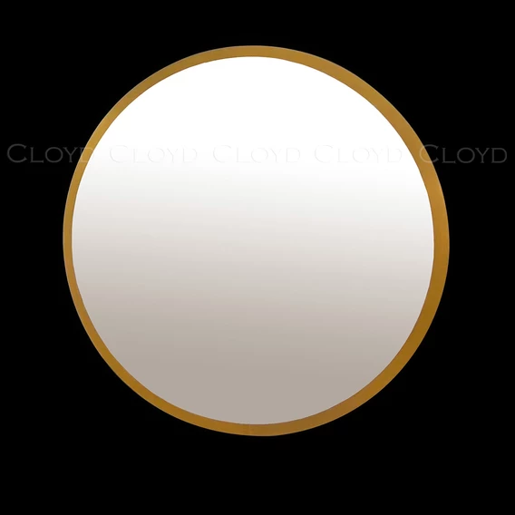 Зеркало Cloyd EDEL-B Mirror / Ø80 см - кварц - латунь (арт.50187) - фото, цена, описание, характеристики