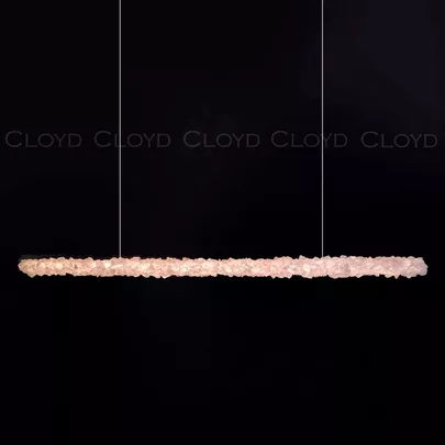 Подвесной светильник Cloyd EDEL-D P1 / шир. 100 см - кварц - хром (арт.12540) - фото, цена, описание, характеристики
