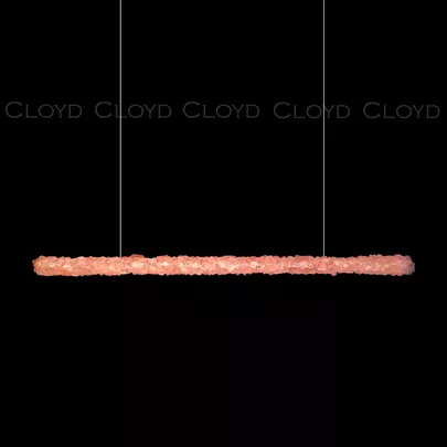 Подвесной светильник Cloyd EDEL-D P1 / шир. 100 см - кварц - хром (арт.12542) - фото, цена, описание, характеристики