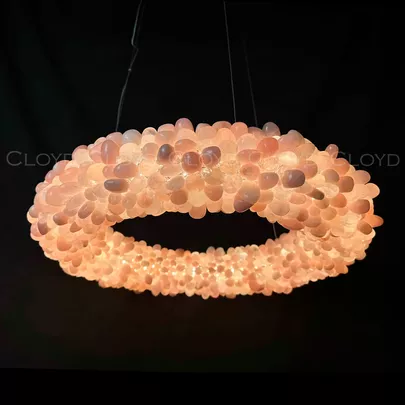 Люстра Cloyd EDEL-B C1 / Ø60 см - кварц - хром (арт.12548) - фото, цена, описание, характеристики