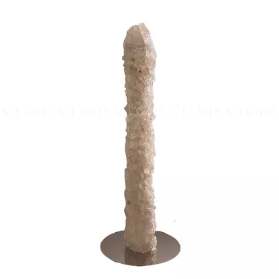Настольная лампа Cloyd EDEL-D T1 / Ø8 см - кварц - хром (арт.30248) - фото, цена, описание, характеристики