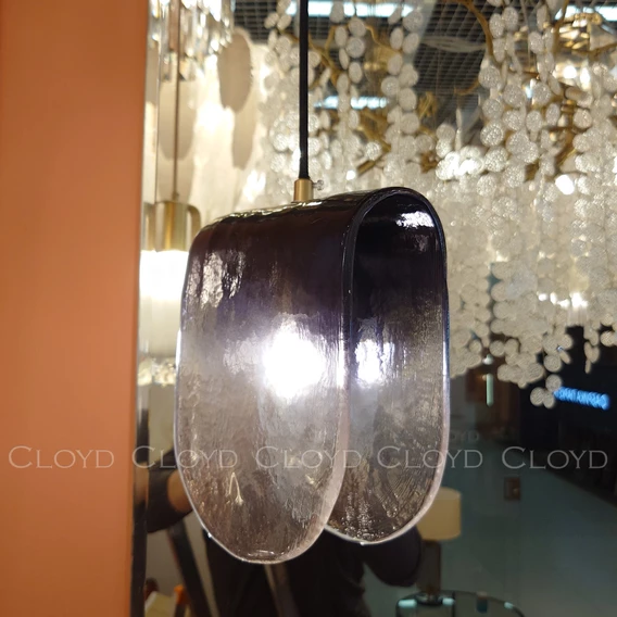 Подвесной светильник Cloyd SPANIEL P1 / выс. 21 см - латунь (арт.11115) - фото, цена, описание, характеристики