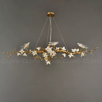 Люстра Cloyd SIRIN C22 / шир. 125 см - латунь (арт.11107) - фото, цена, описание, характеристики