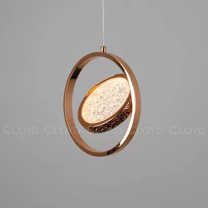 Подвесной светильник Cloyd RINGONE-B P1 / Ø24 см - золото (арт.11154) - фото, цена, описание, характеристики