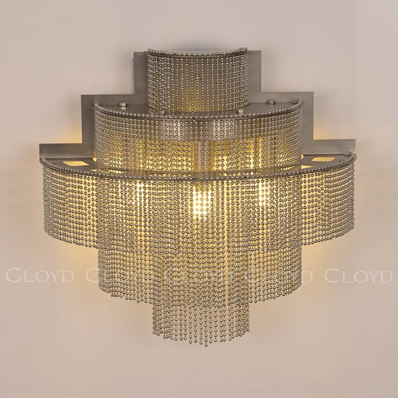 Бра Cloyd ONASSIS W3 / выс. 27 см - хром (арт.20371) - фото, цена, описание, характеристики