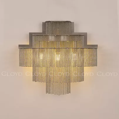 Бра Cloyd ONASSIS W3 / выс. 27 см - хром (арт.20371) - фото, цена, описание, характеристики