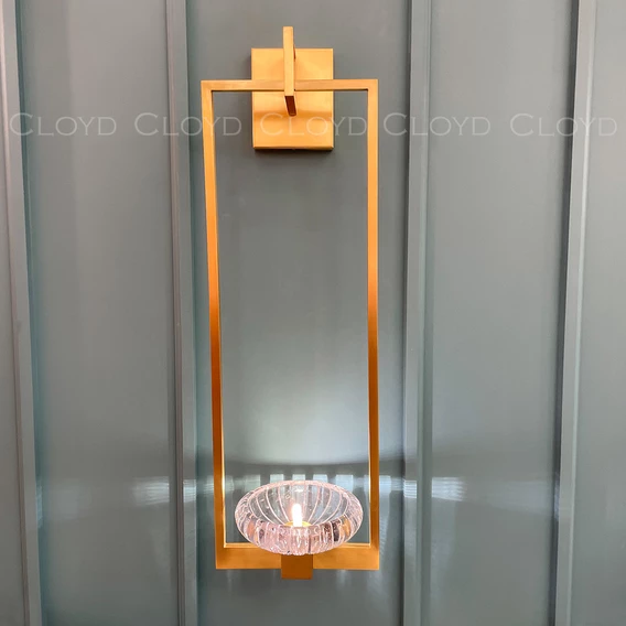 Бра Cloyd BEKAR W1 / выс. 68 см - латунь (арт.20387) - фото, цена, описание, характеристики