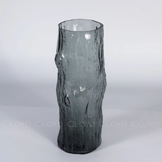 Ваза Cloyd арт.50130 / выс. 43 см - дымчатое стекло / серия 1620 - фото, цена, описание, характеристики