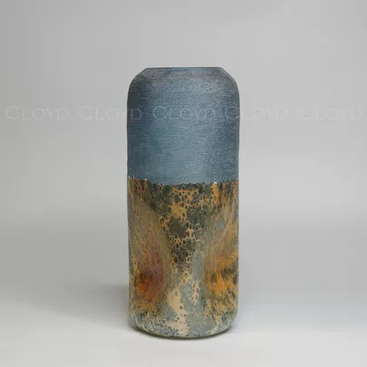 Ваза Cloyd арт.50138 / выс. 37 см - синее стекло / серия 1659 - фото, цена, описание, характеристики