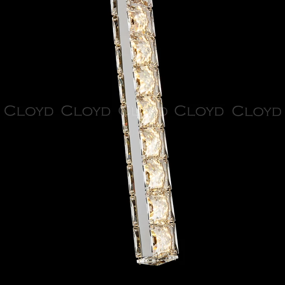 Подвесной светильник Cloyd ELATA P1 / выс. 55 см - хром (арт.11561) - фото, цена, описание, характеристики