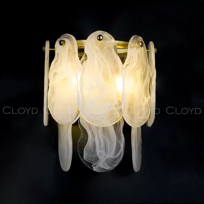 Бра Cloyd SAAM W2 / выс. 19 см - золото (арт.20463) - фото, цена, описание, характеристики