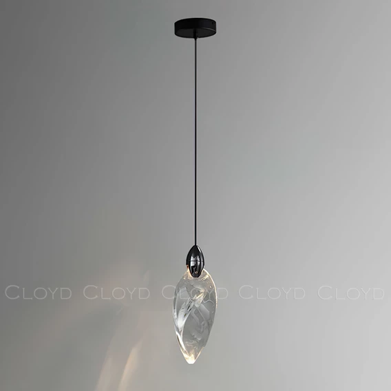 Подвесной светильник Cloyd GLOCK-A P1 / Ø8 см - черный (арт.11623) - фото, цена, описание, характеристики