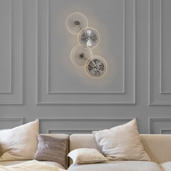 Бра Cloyd HELION W4 / выс. 62 см - хром - зеркальн.стекло (арт.20122-1) - фото, цена, описание, характеристики