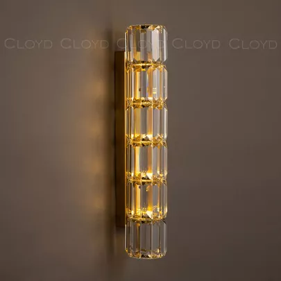 Бра Cloyd ORDINAL-F W5 / выс. 46 см - золото (арт.20297) - фото, цена, описание, характеристики