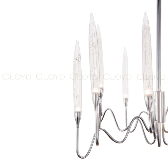Люстра Cloyd ZOAR C12 / Ø60 см - хром (арт.10416) - фото, цена, описание, характеристики