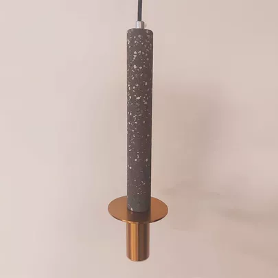 Подвесной светильник Cloyd CLARNET-B P1 / выс. 38 см - бетон (арт.10452) - фото, цена, описание, характеристики