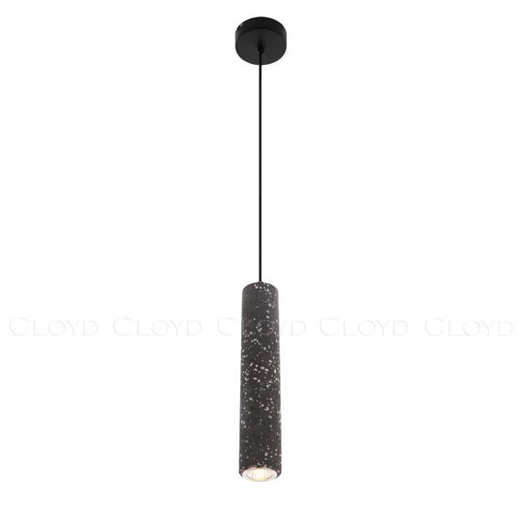 Подвесной светильник Cloyd MINIMA P1 / хром - темн.серый бетон (арт.11070) - фото, цена, описание, характеристики