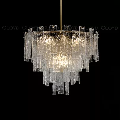 Люстра Cloyd PARSIFAL-C C9 / Ø60 см - шток - латунь (арт.11711) - фото, цена, описание, характеристики