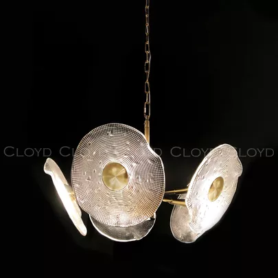Люстра Cloyd GRAMMY C6 / Ø60 см - золото (арт.10666) - фото, цена, описание, характеристики