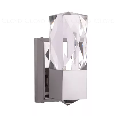 Бра Cloyd CRYO W1 / выс. 22 см - хром (арт.20174) - фото, цена, описание, характеристики
