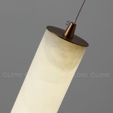 Подвесной светильник Cloyd LERMONT-B P1 / алебастр - латунь (арт.11143) - фото, цена, описание, характеристики
