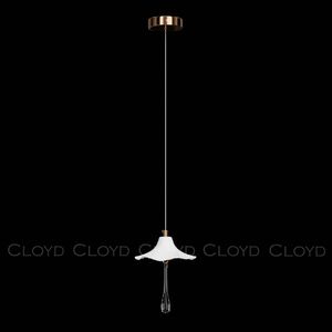 Подвесной светильник Cloyd SHANGRILA-A P1 / Ø16 см - керамика - золото (арт.11467) - фото, цена, описание, характеристики