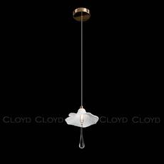 Подвесной светильник Cloyd SHANGRILA-A P1 / Ø16 см - керамика - золото (арт.11467) - фото, цена, описание, характеристики