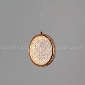 Подвесной светильник Cloyd RINGONE-A P1 / Ø20 см - золото (арт.11147) - фото, цена, описание, характеристики
