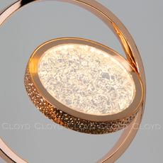 Подвесной светильник Cloyd RINGONE-B P1 / Ø24 см - золото (арт.11154) - фото, цена, описание, характеристики