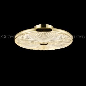 Потолочный светильник Cloyd DISCA FM1 / Ø32 см - золото (арт.11289) - фото, цена, описание, характеристики