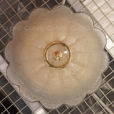 Потолочный светильник Cloyd OBELIA FM9 / Ø50 см - золото - стекло satin (арт.11281) - фото, цена, описание, характеристики